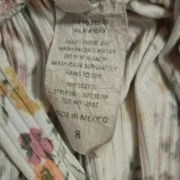 Heartland Burrow Girls Off-Shoulder Floral Jumpsuit - Size 8 NEW WITHOUT TAGS. - Picture 4 of 5